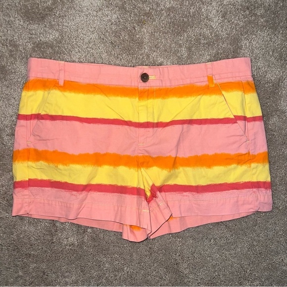 GAP Sunkissed Shorts Pink Orange and Yellow Size 10 - Picture 8 of 8